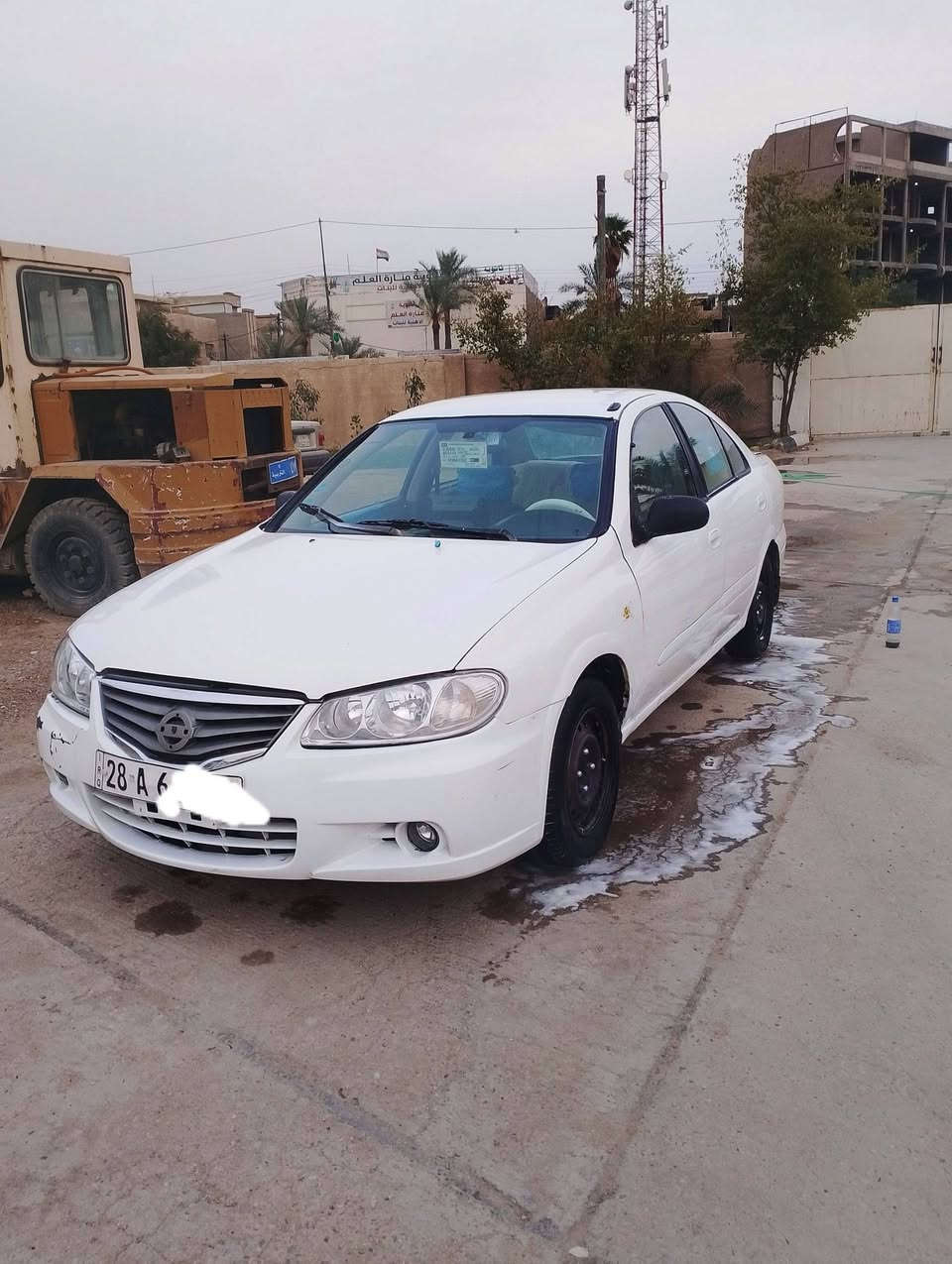 السلام عليكم نيسان سني 2004كير عادي حسب قرار المرور جانت صفره أو اتحولت خصوصي  رقم نجف بيعه ضربه بل جنطه ومعمره ***********

