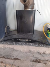 مبخره بحاله جيده يحتاج لها بس تنظيف مع الخرطوم شغاله بشكل جيد جدا السع...