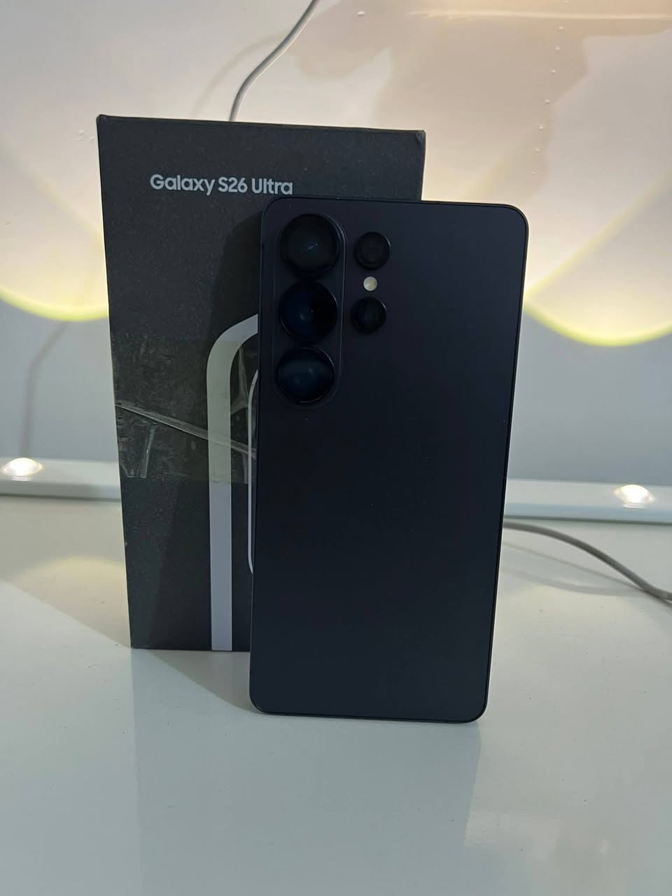توفر الking
S26 ultra 
256/12
Black🌑🌑
كندي 
تك خط مع اضافه esim
نظافه 100%
حتى كيبل شحن مامفتوح
السعر مليون و450 
بسعر s25
بغداد الكرخ
يوجد توصيل داخل بغداد 
***********
