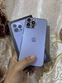 ايفون 13 برو ماكس ذاكره 256 بطاريه 84  جهاز اصلي وضمان مستبدل بطاريه ا...