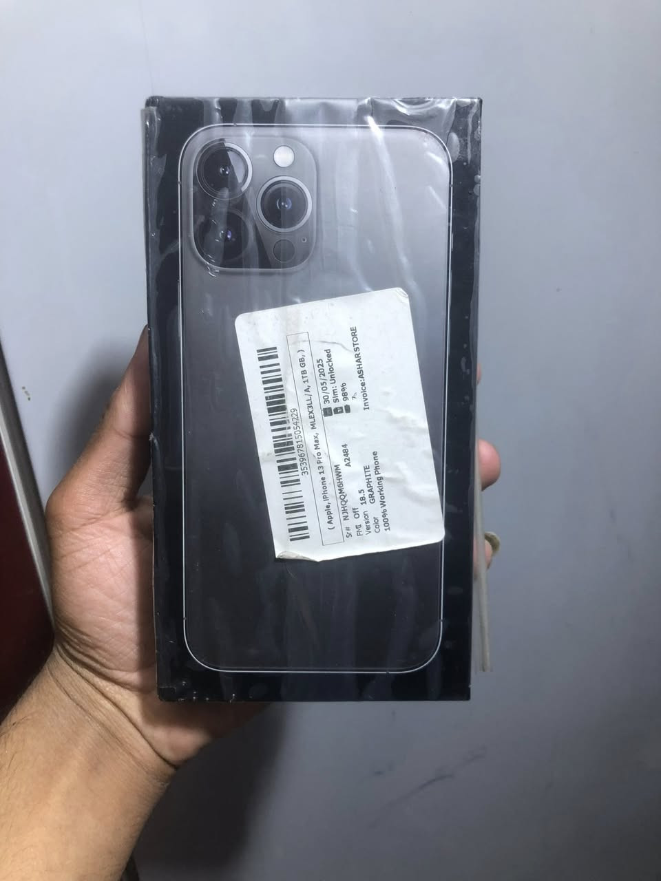 ايفون 13بروماكس ذاكره واحد تيرااا بدون فتح بطاريه98مكاني بصره سعر 700وبي مجال


**إذا كنت صاحب هذا الإعلان وتريد حذفه لأي سبب، رجاءا أرسل رسالة إلى الدعم الفني**