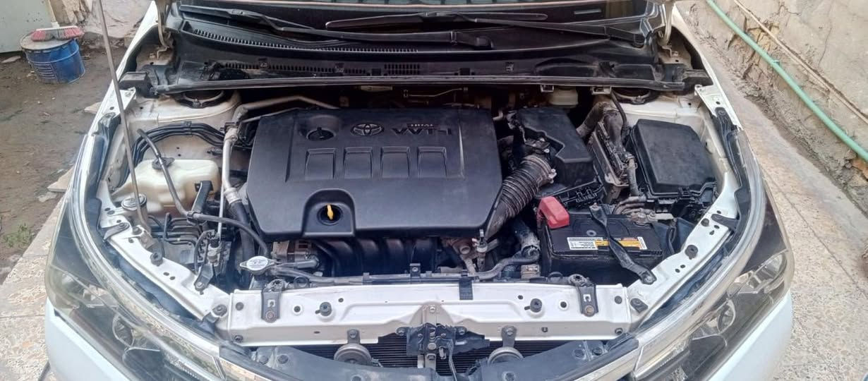 كورلا موديل ٢٠١٥
لون ابيض 
رقم بغداد 
خليجي (شركة ساز)
مكينة ١.٦ 
ماشية ١١٦ وقابل للزيادة
الكير والمكينة مكفولة جديدة جدا 
(الإدامة مال كير ومكينة بالشركة من ٢٠١٥ ) 
السيارة بيها صبغ باب والباب الورا توحيد لون ( كلير بدون معجون) ودوسة بيها صبغ
سيارة بيها بارد بالجاملغ وبيها شخط بالجاملغ الخلفي 

السيارة صدرها جديد و تخم تاير جديد 
حيل نظيفة وع أيد وحدة 
مكان السيارة بغداد ( الاعظمية ) 
مواصفات السيارة 
تحكم ستيرن وشاشة وحساس خلفي وكامرة دوارة وبقية المواصفات المعروفة 
سعر السيارة ١٤٠ وبيها مجال 
رقم الهاتف ***********
