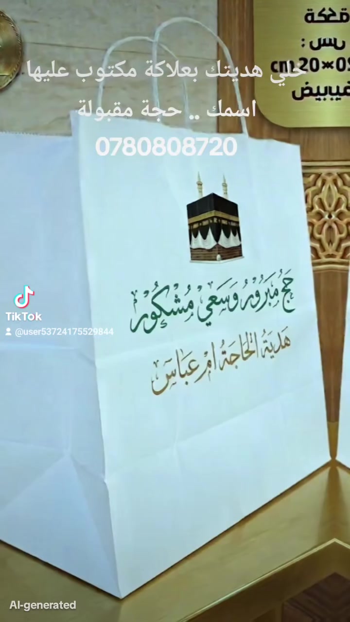 اطبع على العلاكة الورقية .. اجود طباعة ملونة دجتال .. واسعار مناسبة .. للطلب واتساب  ***********
