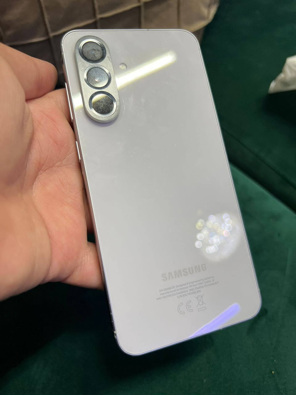 Samsung a56 ذاكرة 256
مستعمل اشهر فقط ممبدل بي أي شي نظيف 
السعر 500 الف 
العنوان B2 211
الرقم ***********
