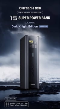 CUKTECH 15 ULRA • ٢٠٠٠٠mAh • شحن ٢١٠ واط