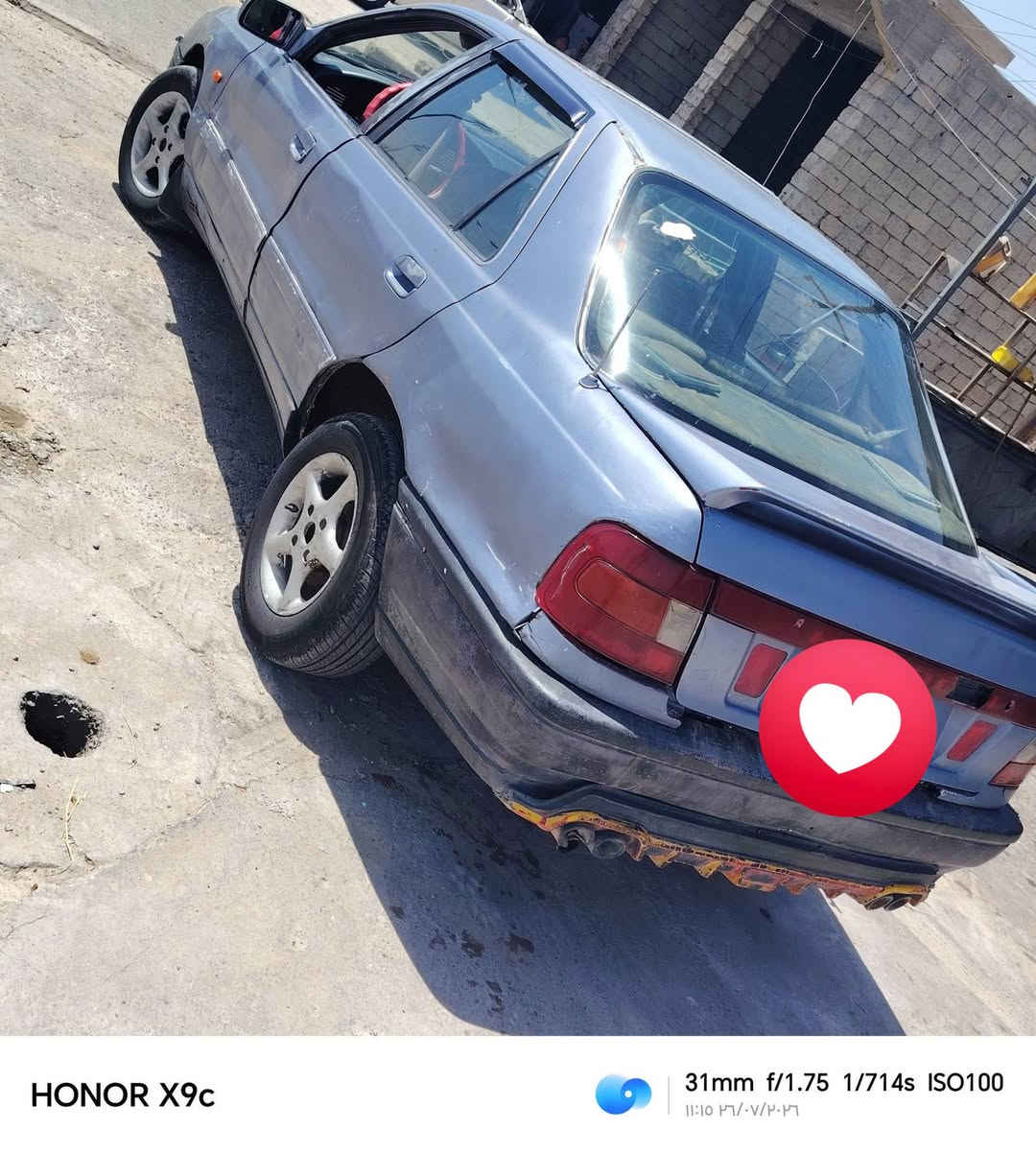 السلام عليكم  سياره للبيع هونداي النترا موديل 92 رقم نينوى الماني  محرك وگير شرط  تخم تايارات جديد كهربائيات كلها شغاله السعر 25وبيها مجال مكان السياره الشرقاط
رقم ***********
***********
