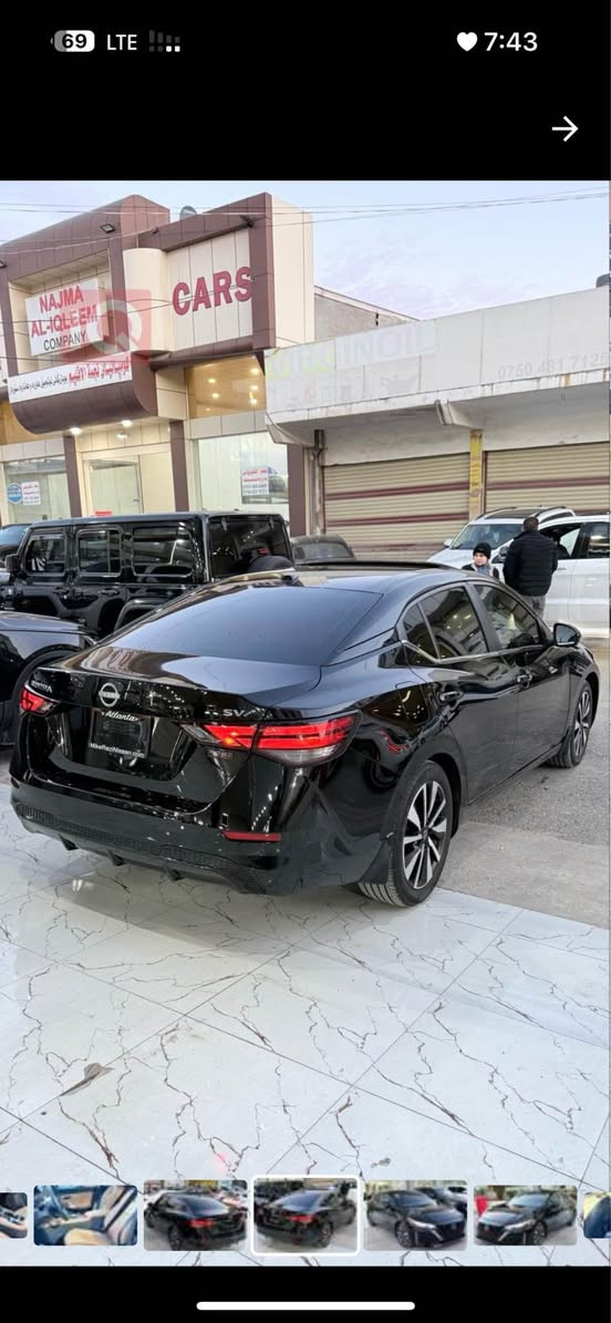 نيسان سينترا SVبلاس موديل 2024 سياره بوت و جملوغ صبغ بيها ئرباك ستئرن و باردا راجعين بيلادي راقام تليفون *********** زاخو, دهوك
