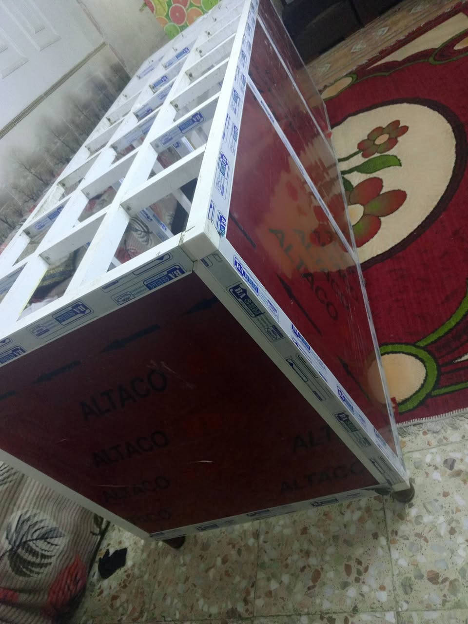 اسلام عليكم
ميز مال طرشي للبيع 
العرض 90
الطول 275
الرتفاع 100
الستفسار(***********)
