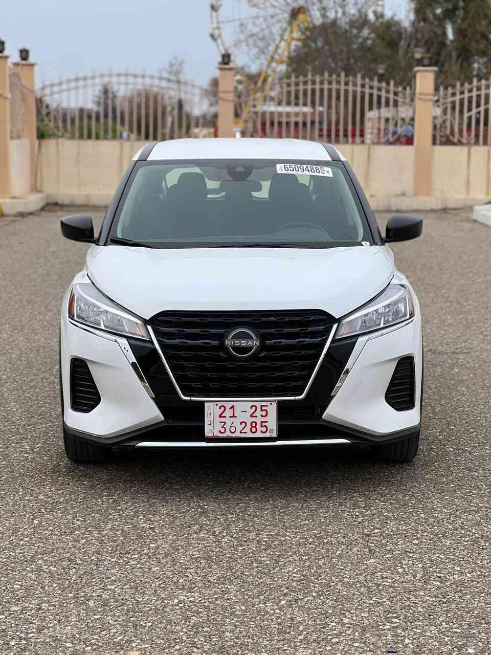 سلام عليكم
نيسان كيكس

ماشي 13ميل 

موصفات s

موديل 2024

لون ابيض 

ضرر

جاملغ امبدل مصبوغ 

ربع بونيد صبغ

رقم شاصي 

3N1CP5BV7RL554606

مكان سياره كركوك

اتصال استفسار على رقم 

0773 482 2019

***********   واتساب
