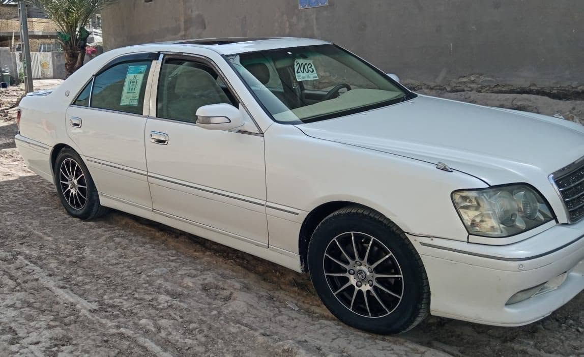TOYOTA CROWN ROYAL SALON 👑
✋✋👈👈مكلف بل نشر
للأستفسار 📲 *********** 

    💯فول فتحه .

   للبيع تيوتا كراون 2003اصل

    اللون      ابيض🤍

❗️السياره جديدة طك كارتون  فول ومكفول بيه شبر يم قبق البانزين

رقم صلاح الدين انكليزي

مكفوله كفاله عامه من  كص وضربه ونقل جثه ورسميات والاصوليات.

المواصفات 👇

4دگم . 

گير ومكينه وحداديه بالكارتون. 

ثلاجه خلفيه .

محرک ديفور الكبير شاصي 175 .

اربع كشنات كهرباء .

شفط مري.

ستيرن كهرباء.

برده خلفيه كهرباء أصليه.

كرستال أصل. 

تبريد قطعتين امامي وخلفي .

تخم تاير جديد. 

تبريد ثلج + تدفئه.

غراض مال جنطه كامله.

والسياره ماعايزه برغي كامله على اخر حبايه.

والسياره بالواقع اجمل من الصور بهواي

العنوان🏠 // بابل المدحتيه
السعر 140وبيها مجال

