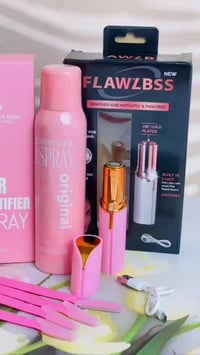 بخاخ إزالة الشعر • جهاز فلوليس • بدون ألم