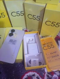 ‏ريلمي c55الأصلي مخزون ذاكرة 256الرام 16 معالج 💪 بطارية 5الاف  شحن سري...