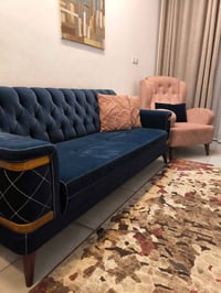 طقم قنفات ٨مقاعد • خشب زان • حي الجهاد مجاور النسيم