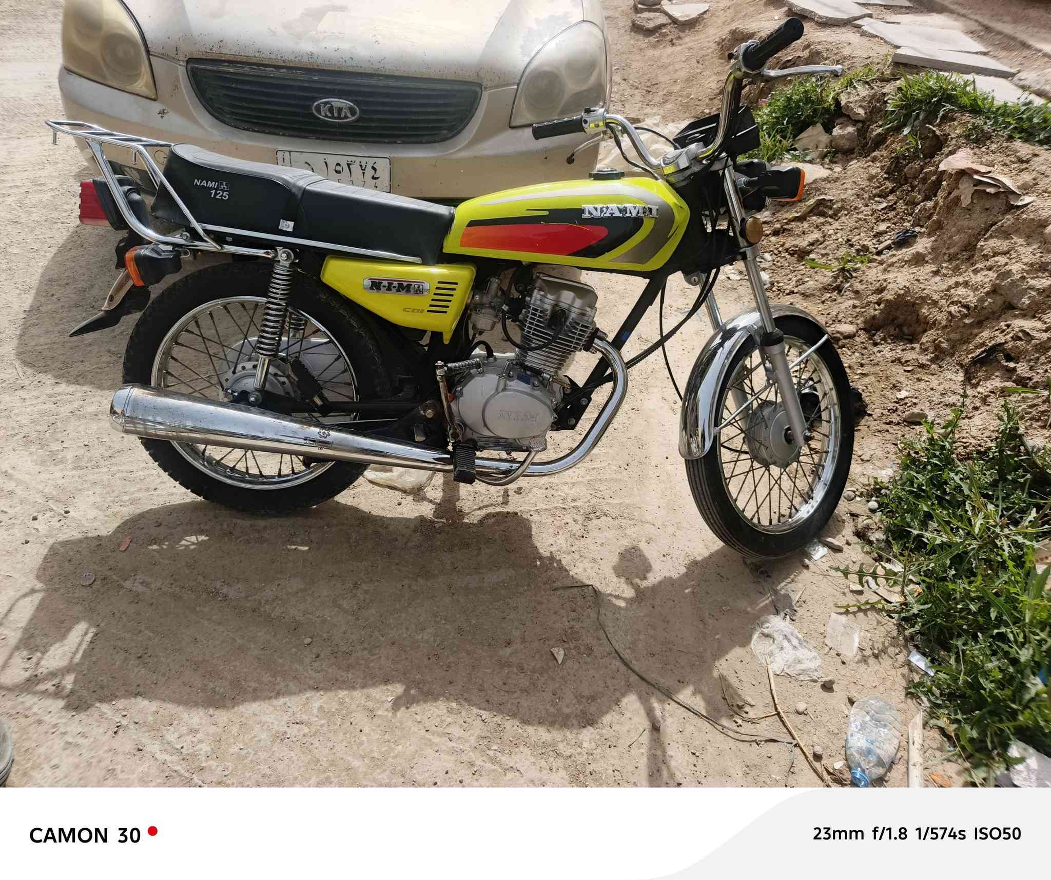 سلام عليكم نامه ليموني موديل 22اوراق اصولي 
محرك مفتوح كامله مابيه نقص السعر 675وبيه مجال 
مكان الدراجه زين القوس ‏‪***********‬‏
