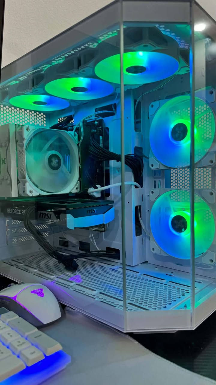 للبيع السعر مليون و 550 استخدام شهر واحد فقط
*XIGMATEK CASE cubi M Arctic white 

*Gigabyte H610M K DDR4 1.0 motherboard intel H610 express LGA 1700

*Intel core i5-14400F 

*XIGMATEK AIR Killer pro Arctic white 

*TwinMos PC4-25600U 16GB DDR4 3200MHZ /U-DIMM Desktop 

*Hard disk 512GB ssd m.2 nvme + 2T SSD lexar

*MSI GeForce RTX 5060ti ventus 2X OC plus
Graphics card, 8GB GDDR7 128-bit 

*XIGMATEK Odin II 600W black AC 230V , DF APFC , black Cable , 80plus ,120mm fan ,UK power cord , color box EN45622
مكاني الموصل و متوفر توصيل


**إذا كنت صاحب هذا الإعلان وتريد حذفه لأي سبب، رجاءا أرسل رسالة إلى الدعم الفني**