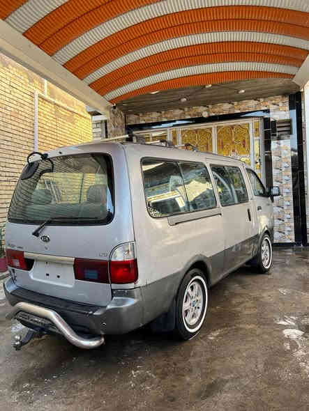 كيا منغولي 2006 للبيع السياره اصل مسكر 4000 مكينه وكير مكفولات شواصي بلاديه وجديده بأسمي تحويل مباشر رقم قادسيه مكفوله من الكص والضربه العنوان بغداد ***********
