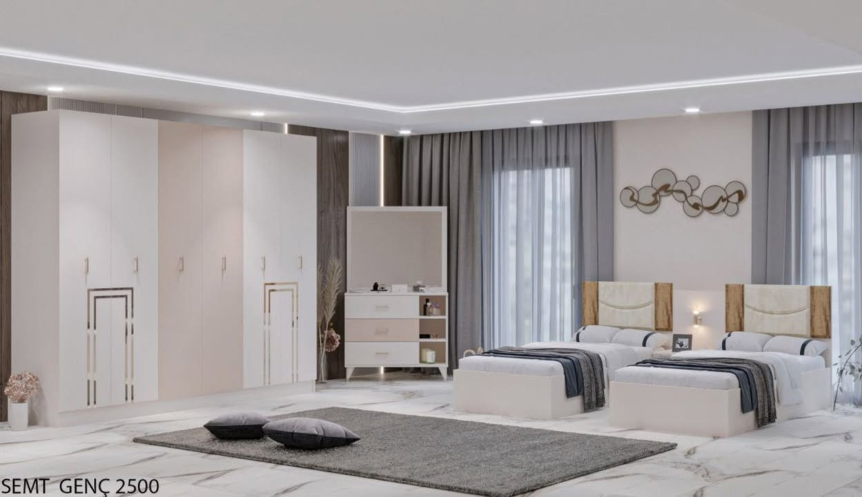 ♦️🔈 *تم وصول*🔈♦️
*موديل* سيمات - شبابي  * 
 
♦️ *5 *قطع ابواب* *شبابي *
♦️ *كنتور*220  سم صافي داخل كنتور 52  سم برغي جوي حديد 

♦️ *ميزت تواليت نفس الصوره 85 سم 
♦️ *كومدي عدد 1 مع ظهر إنارة 
♦️ *سرير *95*195 سم* عدد 2

*السعر 600 الف 

توصيل بغداد مجانا 
اطراف ٢٠ الف 
محافظات ٧٥ الف


**إذا كنت صاحب هذا الإعلان وتريد حذفه لأي سبب، رجاءا أرسل رسالة إلى الدعم الفني**