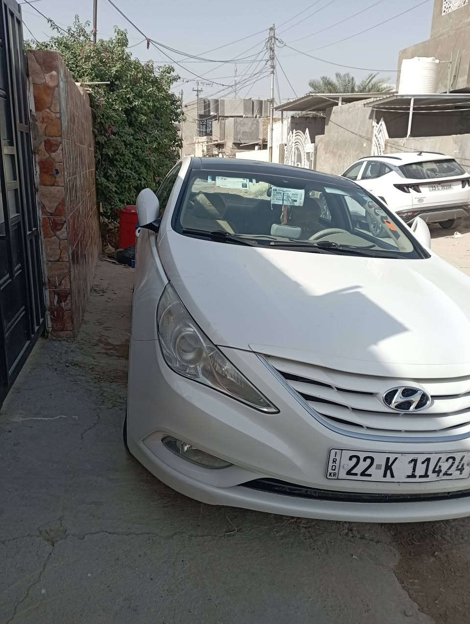 السلام عليكم 
سوناتا  محرك 2400  رقم أربيل سيارة خليجي 2011 فول مواصفات عدا البصمه بنرامه باقي التفاصيل اتصل(***********)
