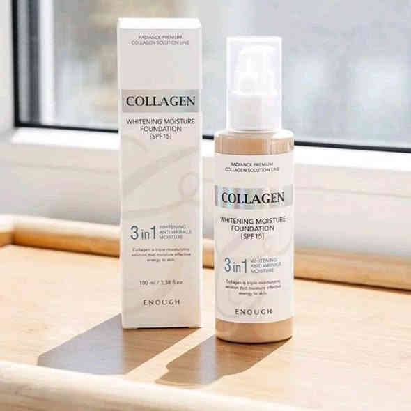 كريم اساس الكولاجين الكوري الاصلي 

كريم اساس من ENOUGF الغني بالترطيب بمادة الكولاجين والذي يعمل على تبييض البشره وإخفاء العيوب بالاضافه إلى واقي من أشعه الشمس بنسبة 15 SPF .

 ⭕️ السعر 10 الاف

قطعتين بسعر 20 الف

 ⭕️ متوفر درجتين 21 / 13

للحجز واتساب 
***********
