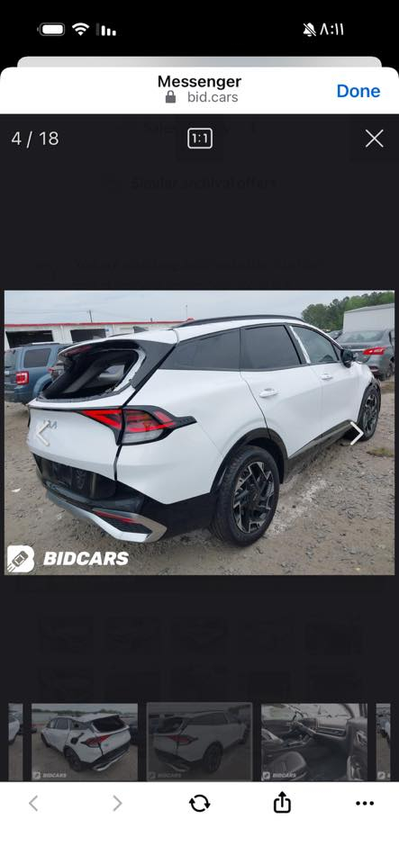 السلام عليكم سبورتج ٢٠٢٣ واريد امريكي فول مواصفات sx prestige ضرر موضح بالصوررقم بغداد بسمي ماشية ٢٧ ميل عارضهة١٦٨ وبيهة مجال ***********
