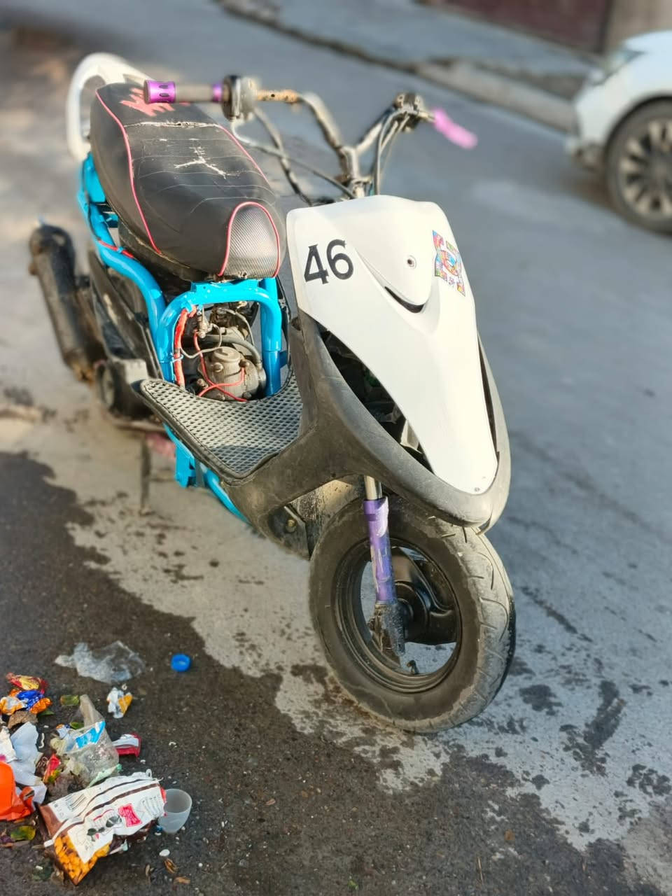 دراجه عدله للبيع الدراجه خير من الله ميكنه 55 شيال رياضي دبلات رياضي يدات رياضي صالنصه FM السعر 450 وبيها مجال مكاني بغداد ***********
