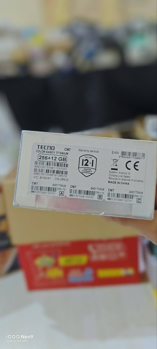 تكنو كامون 40 برو 5g نضافت جاهز 100%100 مشكول ذمة لكسر بل سعر اللهم صل على محمد وال محمد 
تكنو كامون 40 برو 5g 
‏144 فريم للشاشة 🔥
‏ المعالج Dimensity 7300 Ultimate  🔥
‏بطارية 5200🔥
‏رام 12+12🔥
‏ذاكره 256 🔥
‏ببجي 90 افريم 🔥
‏ملحقاته كامل شاحنه 🔥
‏اداءه في الالعاب فد شيء فريماته ثابته بل الالعاب 
‏مكاني بغداد الحرية🏠
‏رقمي:*********** بي واتساب 
‏السعر : 350 مكفول كفالة عامة الجهاز
