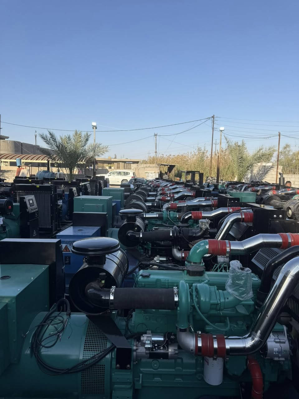 سلام عليكم تم وصول وجبت مولدات كمنزات زيرو ١١٤ ابلادي ٢٤ ولف انتر كلر بم كهربائي ٣٠٠ كيفي ٢٥٠ كيفي ٢٠٠ كيفي ابلادي لأصرف ولا بخار تشغيل جهاز برودكشن اتو نضام حمايه كامل عنوان بغداد رقم الها***********
