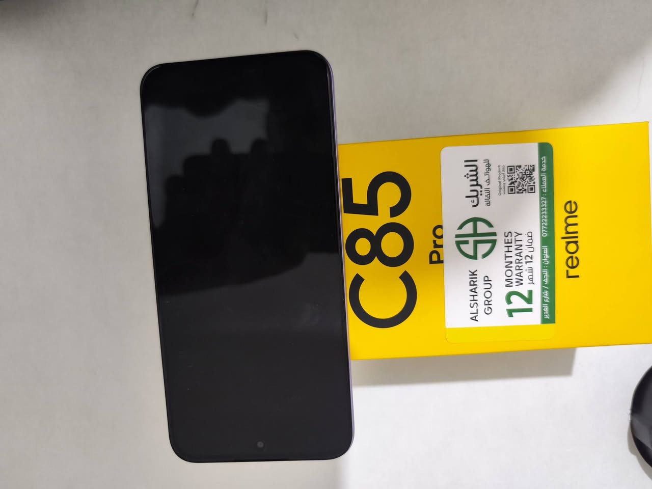 السلام عليكم جهاز ريلمي C85 برو صار سبوعين من طلعته من الشركة بعده وكالة وضمان بي سنه
مواصفاته/
البطارية7000 ملي امبير 45 واط
ذاكره 256 وعشوائية 16 8+8
المعالج سناب دراگون 685
الكامرات السلفي 8 والخلفية 50
الجهاز نضافته شوفت عينك صار سبوعين من اخذته بعده بضمانه سنه 
السعر 275 وبي مجال للشراي للعلم بالشركة سعره 340
للتواصل/***********/واتساب موجود 
عنواني النجف حي الزهراء
