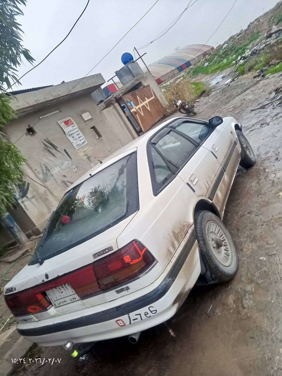 للبيع مازدا حجم 626 موديل92 محرك بلادي كير بلادي صبغ ما بيه تخم تواير جدد دواخل جدد جام كهرب مري كهرب كير عادي سياره مال بيت مصروف عليها جديده ***********///*********** رقم نينوى كاربون بيها
