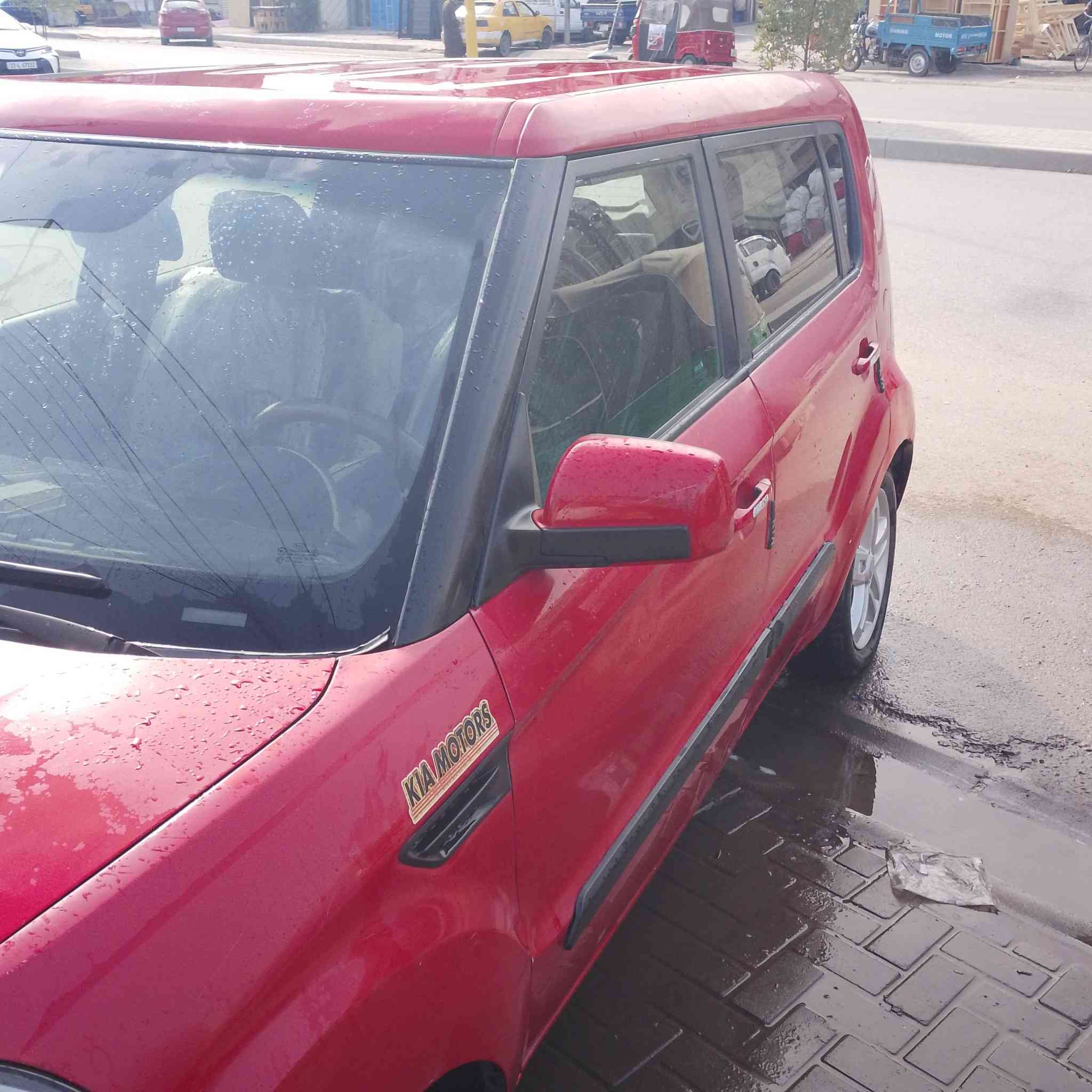 سلام عليكم سياره كيا صول موديل ١١محرك ٢٠٠وارد امريكي حادثه جاملغ امامي ودعاميه ***********
