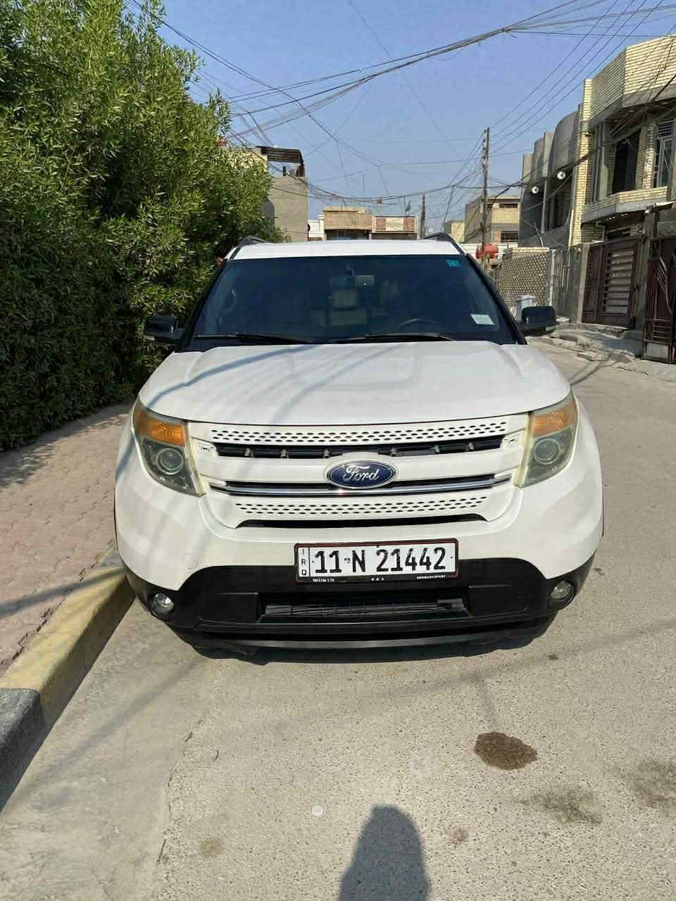 السلام عليكم للبيع  أو مراوس 
‏
FORD EXPLORER XLT 2011

الفئة XLT    
السعر :  135 
الموديل 2011
لوحات بغداد بسمي دولي
المحرك 6 سلندر 
  3500 
المواصفات 
فور ويل 4WD
 الداخل (بيجي)
تحكم ستيرن 
كشنات كهرباء 
وضعيات قيادة 
تبريد مركزي 3 قطع
اوامر صوتية
كشافات ضباب 
 سبعة راكب و تبريد مركزى
ويل 18
مانع انزلاق 
اندرويد اوتو 
اوتو هولد 
💠 سيارة اثنين قطعة كلير
بدون ضرر فقط بدون 
***********
‏‎‏‎العنوان بغداد  او بعقوبه
