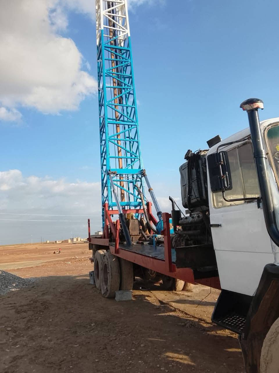 اعاده النشر
بسبب الوعود 
بيع مستعجل 
مكلف بل نشر 
🔴 للبيع جهاز حفر آبار ارتوازية 🔴
• عملي جديد
• الجهاز شغّال وجاهز للعمل
• عدد الأستانات: 20 أستانة
• طول الأستانة: 9.5 متر
• الحجم: 3.5 إنج
• رقم دولي تحويل ثاني يوم
• السنوية نافذة لغاية 2028
• مناسب لحفر الآبار العميقة
الاتصال على الرقم 
***********
