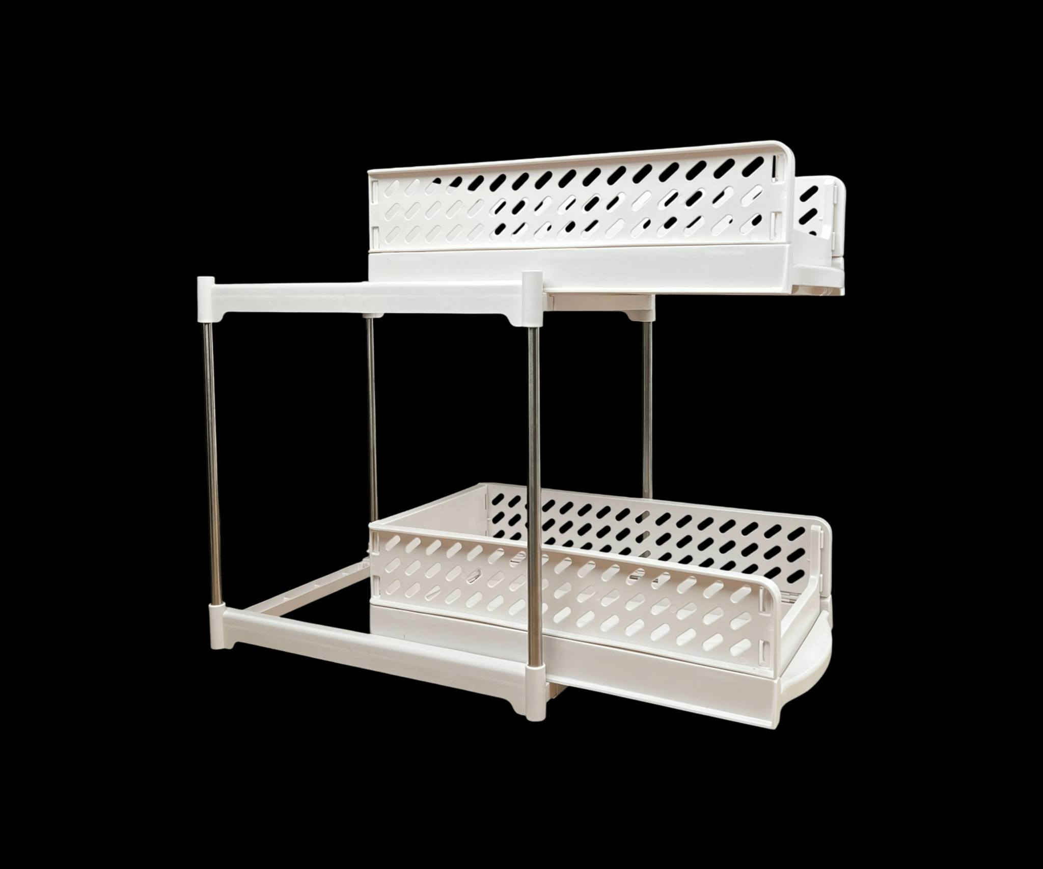 رف تخزين بلاستيكي مزدوج بطبقتين مع أعمدة معدنية
السعر 20 الف

الاستخدامات:
تنظيم أدوات المطبخ مثل البهارات، العلب، وأدوات التنظيف.
ترتيب مستلزمات الحمام كالشامبو، المناديل، ومنتجات العناية.
تخزين الخضروات والفواكه بفضل تصميم التهوية الجانبي.
مناسب للاستخدام داخل الخزائن أو على أسطح الطاولات.
مثالي للمكاتب لتنظيم القرطاسية والملفات الصغيرة.

المميزات:
تصميم بطبقتين يوفر مساحة تخزين إضافية دون استهلاك مساحة كبيرة.
هيكل بلاستيكي متين مع أعمدة معدنية مقاومة للصدأ.
فتحات تهوية جانبية تمنع تجمع الرطوبة وتحافظ على المحتويات
سلال قابلة للفك والتركيب بسهولة.
تركيب سريع بدون الحاجة لأدوات مع دليل إرشادات مرفق.

أبعاد المنتج:
- الطول: 26 سم
- العرض: 37 سم
- الارتفاع: 44 سم

المسافة بين الرفوف: 30 سم.
قياس الرف الواحد: 19 × 34 سم.
قياس الكارتون: 40 × 24 × 10 سم.
تصميم عملي يسمح بسهولة التنظيف والنقل.

محتويات الصندوق:
2 سلة تخزين بلاستيكية.
4 أعمدة معدنية داعمة.
قواعد تثبيت بلاستيكية.
قطع تثبيت وإكسسوارات التركيب.
دليل تعليمات التركيب.

الملاحظات:
يُفضّل توزيع الوزن بالتساوي على الرفوف.
مناسب للأغراض المتوسطة الوزن.
قد يختلف لون المنتج قليلاً حسب الإضاءة.
يحتاج إلى تركيب بسيط قبل الاستخدام.


**إذا كنت صاحب هذا الإعلان وتريد حذفه لأي سبب، رجاءا أرسل رسالة إلى الدعم الفني**