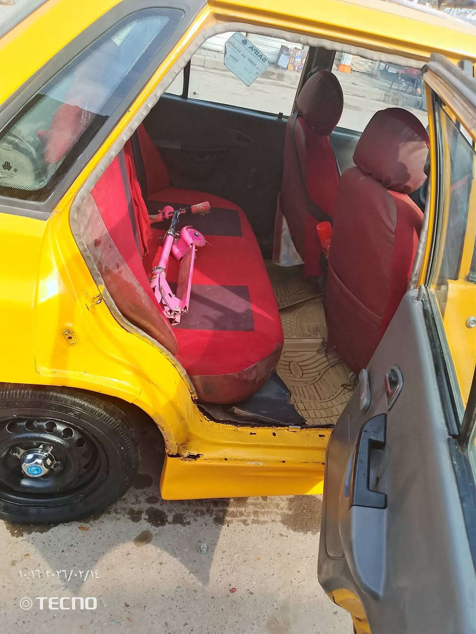 سلام عليكم بيع مستعجل كير مكينة جديد حدادي صدر تخم تاير كهربايات سياره جاهزة وحلوة مصفرة١٩ورقة عنوان محمودية ***********
