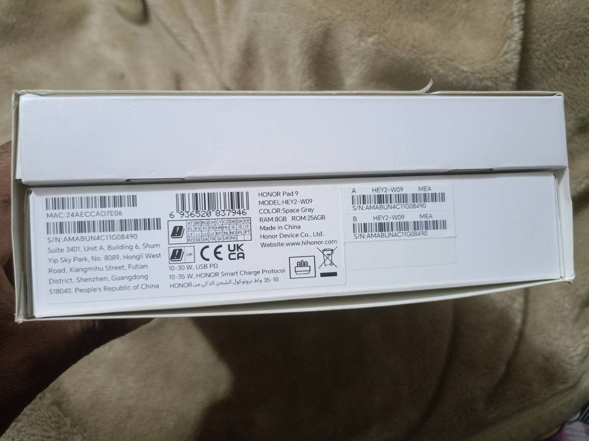 للبيع جهاز ايباد هونر باد 9 معالج سناب دراكون مال العاب وذاكره 256كيكا نضافه 100/100بسعر 375الف بي مجال بسيط للمعلومات اتصل ***********العنوان بابل قضاء المسيب او الاسكندريه متواجدقريب وشكرآ الفلوجة, الأنبار
