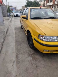 شباب سيارة سمند موديل ١١ رقم انكليزي مدوشمة جديد كير فرنسي  السيارة بي...