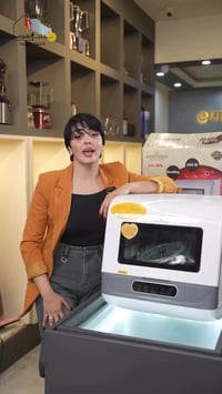 🍽️ غسالة صحون المنظدية من ماركة إمبليوم ✅   🔹 خزان ماء اقتصادي 7 لتر ف...