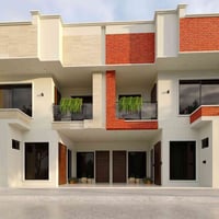 واجهة منزل ١٥ متر في بغداد من تصميمي  المهندس عمر العاني  لطلب التصامي...