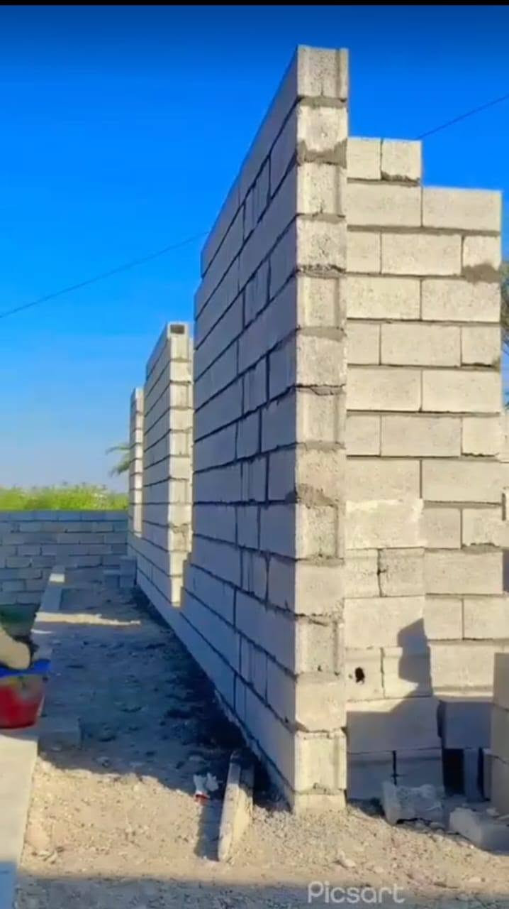 سلام عليكم خلفه بناء بلوك طابوك شغل درجة اولى ‏‪***********‬‏!! ‏‪***********‬‏اتصال ـ واتساب 👌
