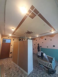 اتمنا عملنا يعجبكم صبغ ديكورات واجهات صبغ حديد جبسنبورد بديل الخام بدي...
