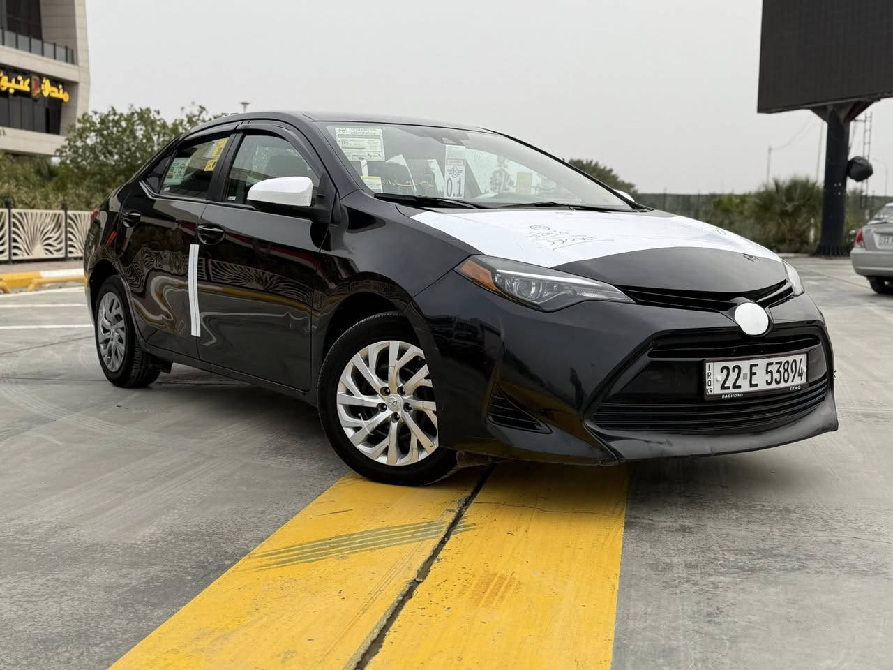 تيوتا كورلا 2018 LE محرك 1800 رقم اربيل الدولي الجديد هزه والفحص الجديد باسمي شرط التحويل كير ومحرك شرط كفالة تخم تاير  جديد حجر بيئه رادار شركه حادثه جاملغ خلفي شرط بدون داخل بدون ارباك وهنا عندي أنشخط الجاملغ الامامي ورشيته كيلر مثل ما موضح بل سونار  وشرط وين متحب افحص سعر 130 مكان السياره ديالى بعقوبه *********** نذير
