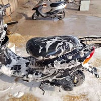 دراجه ياماها 9 زروف نضافه الدراجه 90%100( أوراق )نضافه المكينه 100%100...