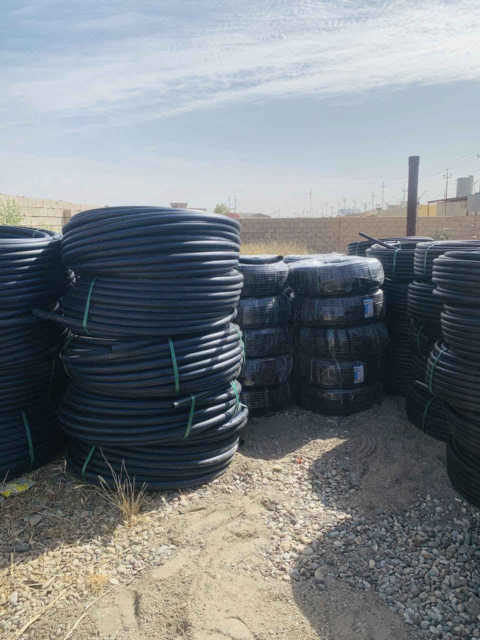 بسم الله وعلى بركه الله تم وصول شحنه جديدة من الصوندات البلاستيكية التركية  لمياه الشرب لجميع  الاحجام
زورو موقعنا لتجدون مايناسبكم العنوان الحويجة  مكتب العالمية للري الحديث
للاستفسار الاتصال على الأرقام ***********
***********
***********
