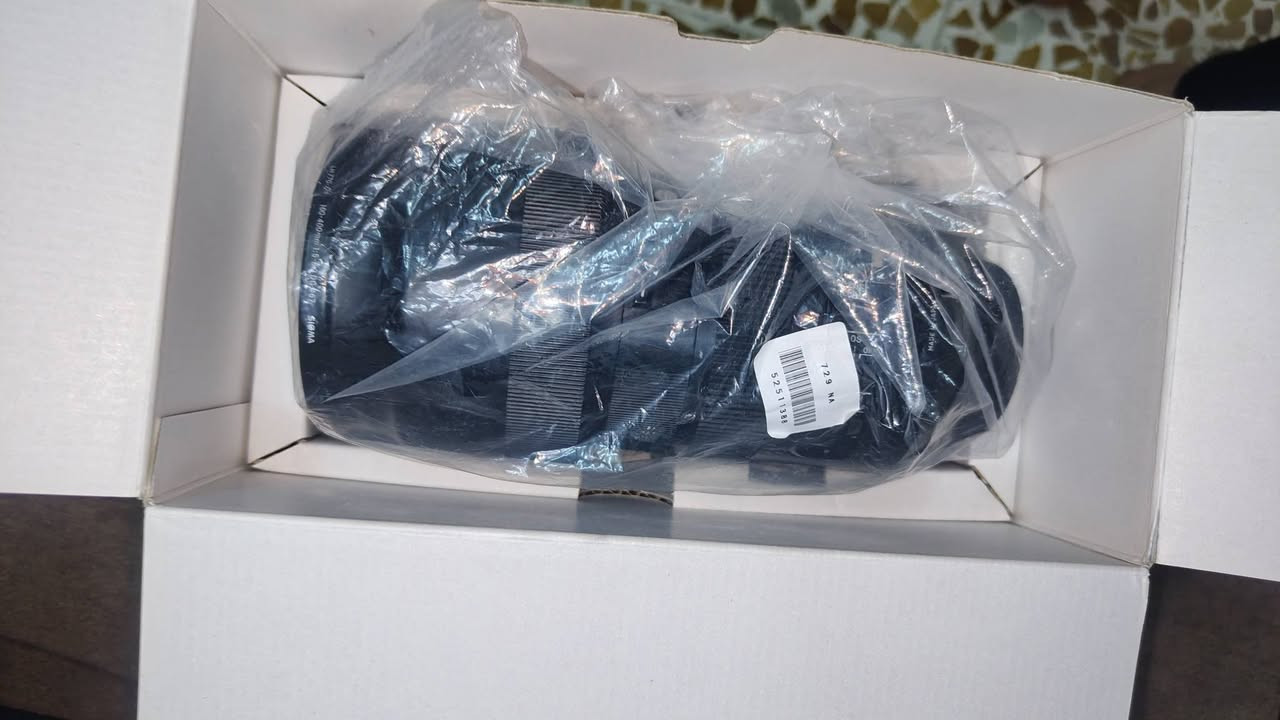 عدسة نيكون سيكما 100/400 سبورت بل كارتون نظافة 98% سعر 850


**إذا كنت صاحب هذا الإعلان وتريد حذفه لأي سبب، رجاءا أرسل رسالة إلى الدعم الفني**