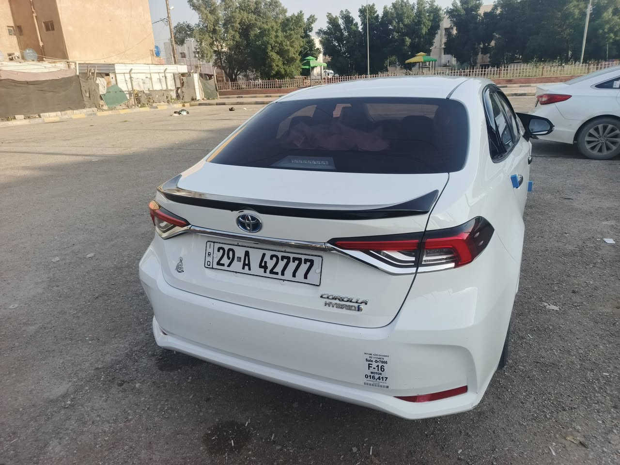 السلام عليكم كورلا هايبرد شكل الخليجي فول مواصفات داخل مشمشي موديل 2024 رقم واسط تحويل ثاني يوم مكفولة من الصبغ والتبديلل
بصمة 

فتحة

دخول ذكي عل ابواب

داخل جلد مشمشي

كامرة خلفية 

ابل كار بلي 

رادار +تحديد مسار

بصمات عداد 1
 فتحة سقف
شاشه كبيره
اوتو هولد 
هاند بريك بصمة
وباقي المواصفات المعروفة للبيع فقط السعر 143 ورقة  للاستفسار ‏‪***********‬‏ مكاني كوت واسط ماتواجد عالنت الشراي يتصل
