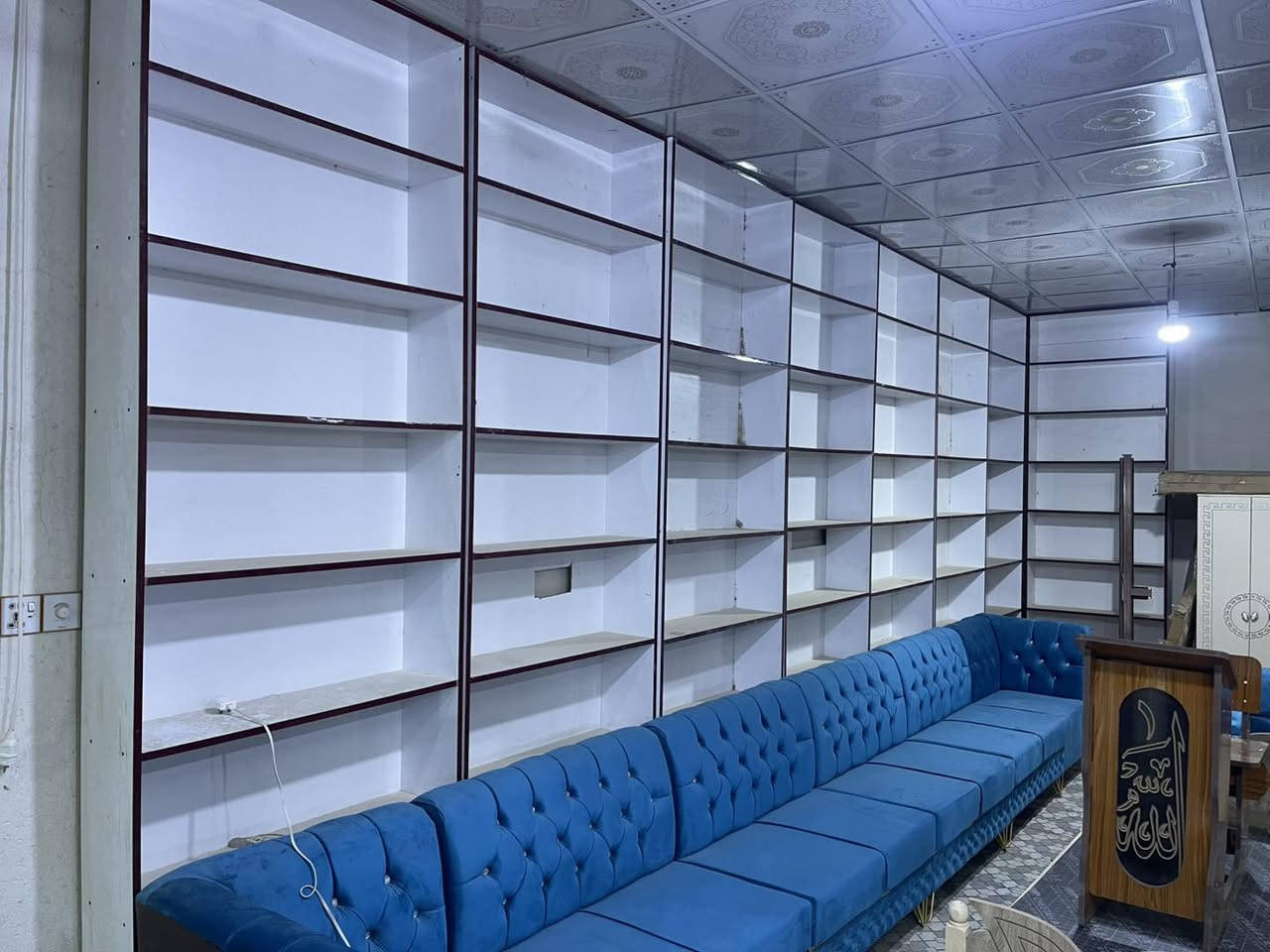 رفوف للبيع العدد ٨ الاصلي الثقيل تفصال وليس جاهز 
الارتفاع ٣ متر  بسعر مناسب 
العنوان الدواية مقابل عيادة دكتور عبدالامير 
***********
