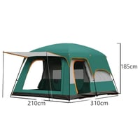 خيمة تخييم • ٥-٨ أشخاص • غرفتين نوم