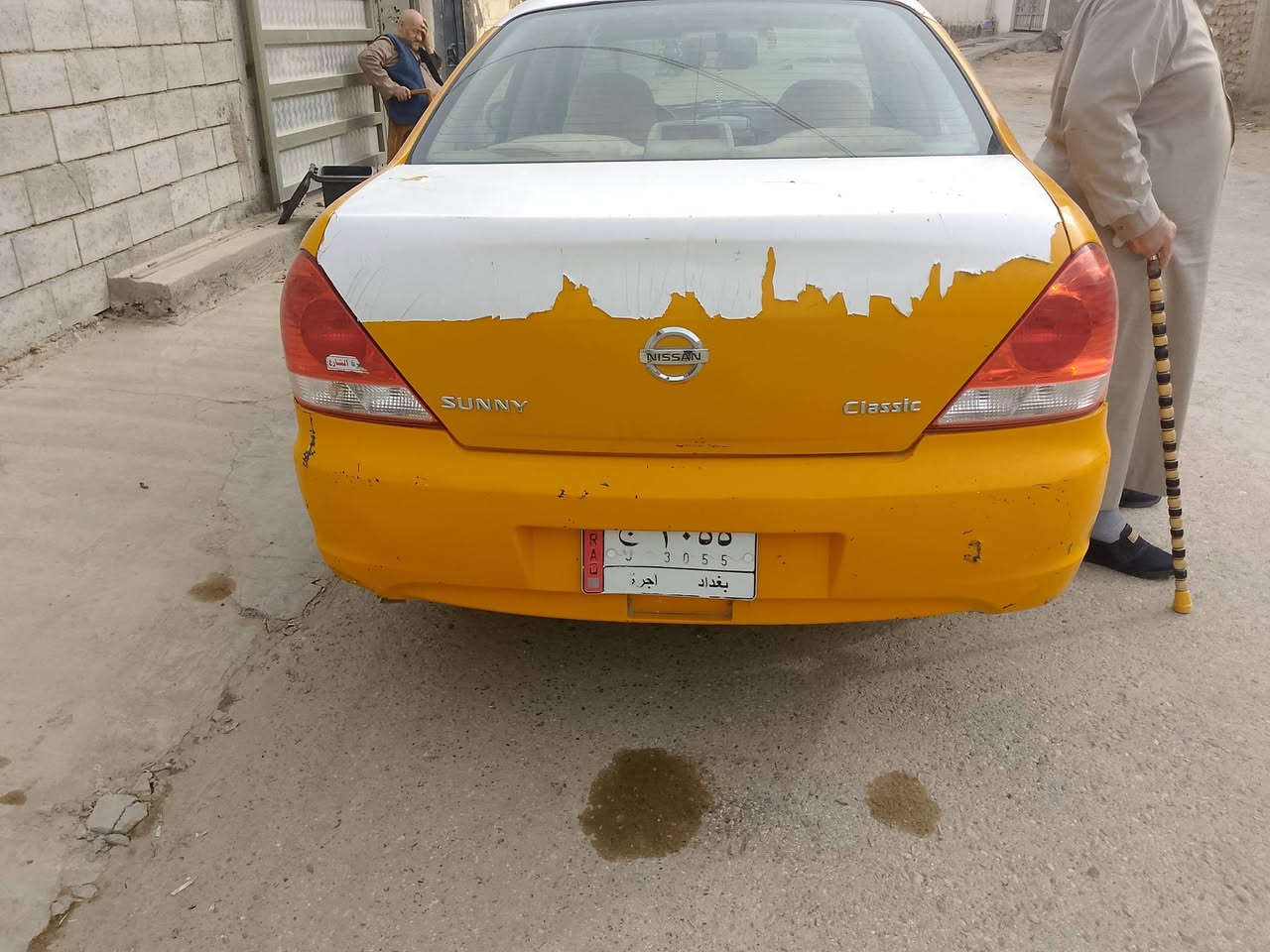 السلام عليكم سياره للبيع سني نسان موديل 2011 رقم بغداد محرك اسود كير عادي السياره  بس جاملغ اليسر مبدل تبريد كهربائيات كله شغاله ما نقصه شي العنوان الرمادي 5كيلو رقم الهاتف *********** السعر 85وبيه مجال
