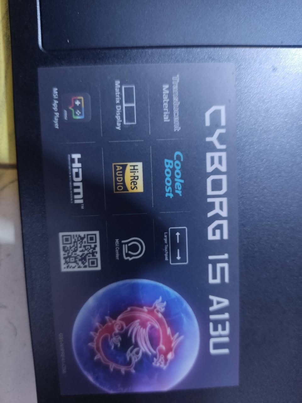 1,000,000 IQD
الف دينار عراقي فقط وبي مجال بسيط 
لابتوب اخو الجديد صارلة شهرين عندي ما بي اي خلل او عطل 
هوة لابتوب كيمنك وما مستعملة بس للدراسة 
ملحقاتة كلهن وياهة من الشاحن والضمان وكارتونتة كذالك موجودة 
للتواصل *********** واتساب 

CPU - Intel® Core™ i5-13420H 13 Gen - 8 Cores, 12 Threads
RAM - 16GB (8 x 2) DDR5-5200 Max 64GB 2 Slots
STORAGE - 512GB M.2 SSD slot (NVMe PCIe Gen4)
GPU - NVIDIA® GeForce RTX™ 3050 Laptop GPU 6GB GDDR6 96-bit Up to 990MHz Boost Clock 45W Maximum Graphics Power with Dynamic Boost. *May vary by scenario
Display - 15.6" FHD (1920x1080), IPS-Level 144Hz 
Camera - HD type (30fps@720p)
Color - Translucent Black
Keyboard - English - Single Backlit Keyboard (Blue) - (Free laser printing is available for arabic letters)
Battery - 3-Cell 53.5 Battery
