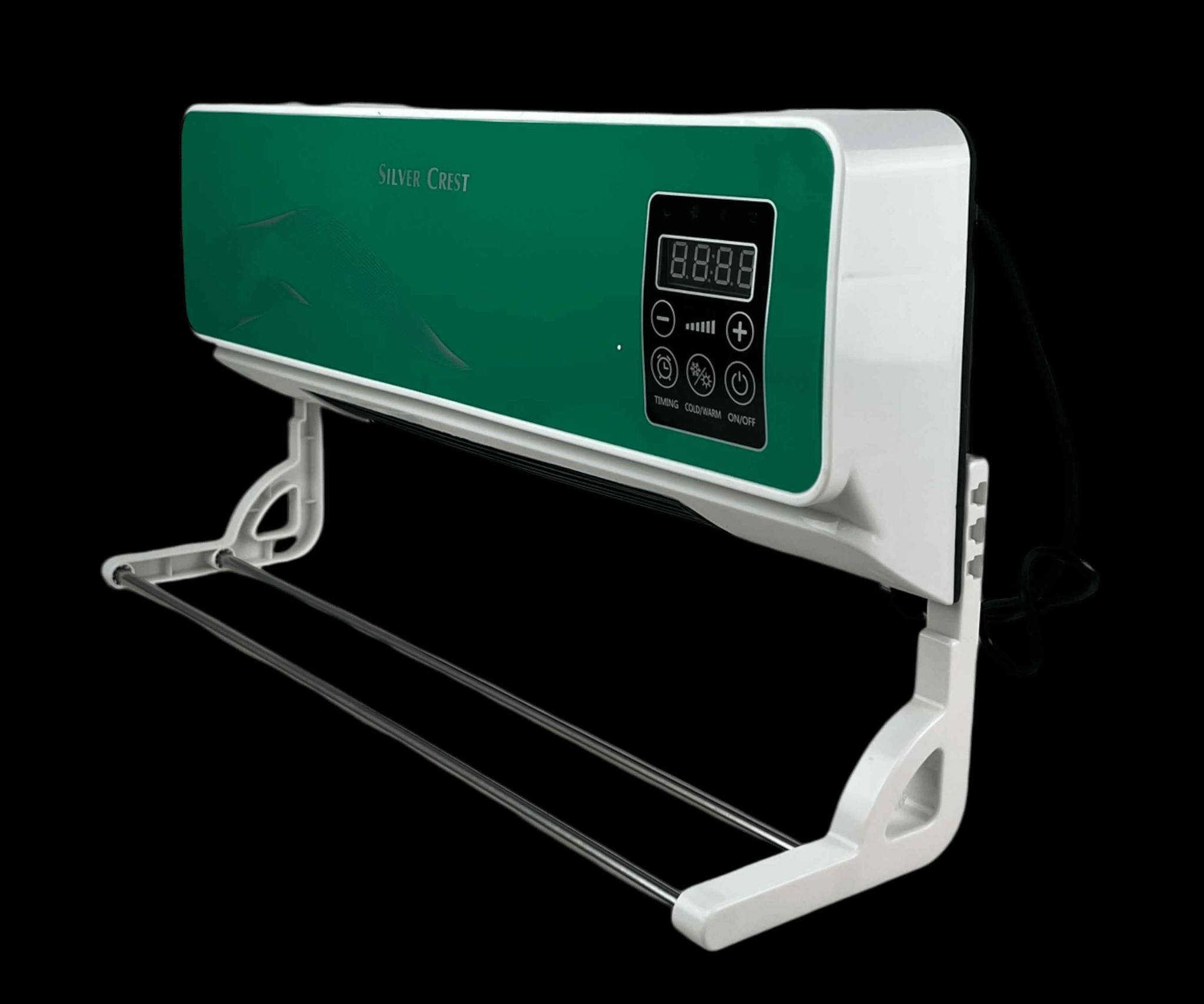 سبلت حراري + منشر ملابس من سلفر كرست

الاستخدامات:

لتدفئة وتبريد الاماكن المغلقة, تجفيف الملابس

الميزات:

مصمم بشكل عصري مميز وعملي

ميزة التدفئة والتبريد (فان) مع ميزة تجفيف الملابس

ستاند من البلاسيك والمعدن لنشر الملابس

سهولة في الفتح والتركيب

شاشة لعرض درجة الحرارة والمؤقت

ازرار للتحكم في درجة الحرارة, نوع الحرارة, المؤقت

6 مستويات لتحديد درجة الحرارة والبرودة

جهاز تحكم عن بعد

المنتج يعمل بشكل مباشر على الكهرباء

الطاقة:1800 واط

ابعاد المنتج: الارتفاع 18 سم  العرض 54 سم  الطول 10 سم

طول السلك الكهربائي: 1.5 متر

الملاحظات:

لم يتم ذكر المنشا

التبريد عبارة عن فان فقط

يوجد جيويات لتثبت وربط الاجزاء
***********
What app أربيل, العراق
